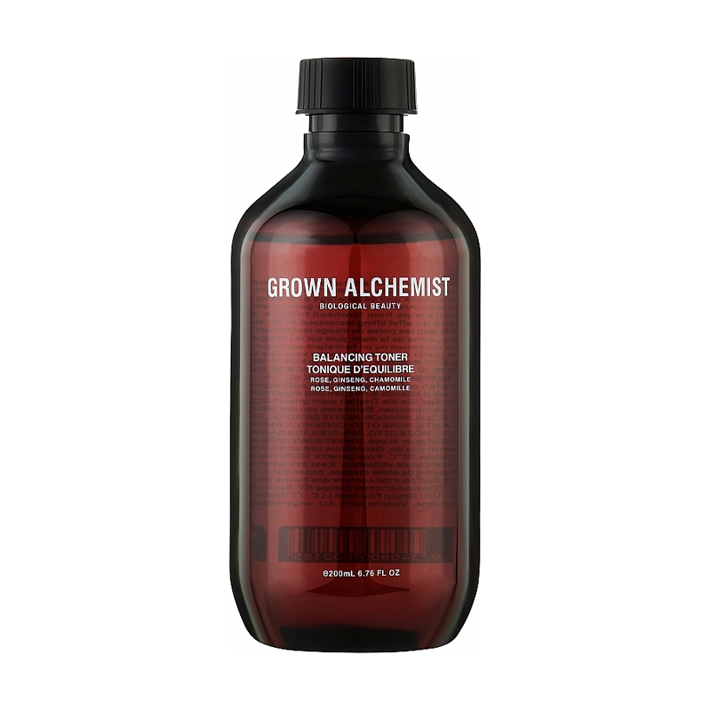 Регулювальний тонер для обличчя Grown Alchemist Balancing Toner Rose Absolute, Ginseng, Chamomile, 200 мл